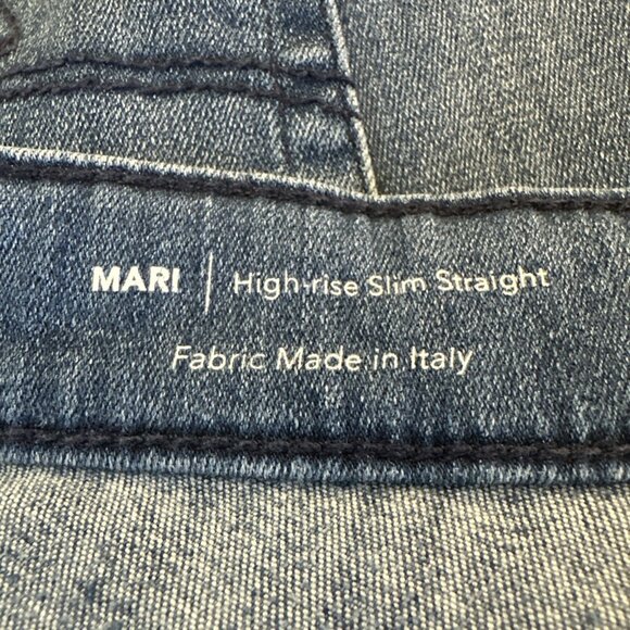 AG Jeans Womens 30 Blue Mari High Rise Slim Straight Adriano Goldschmied Stretch - Picture 8 of 12